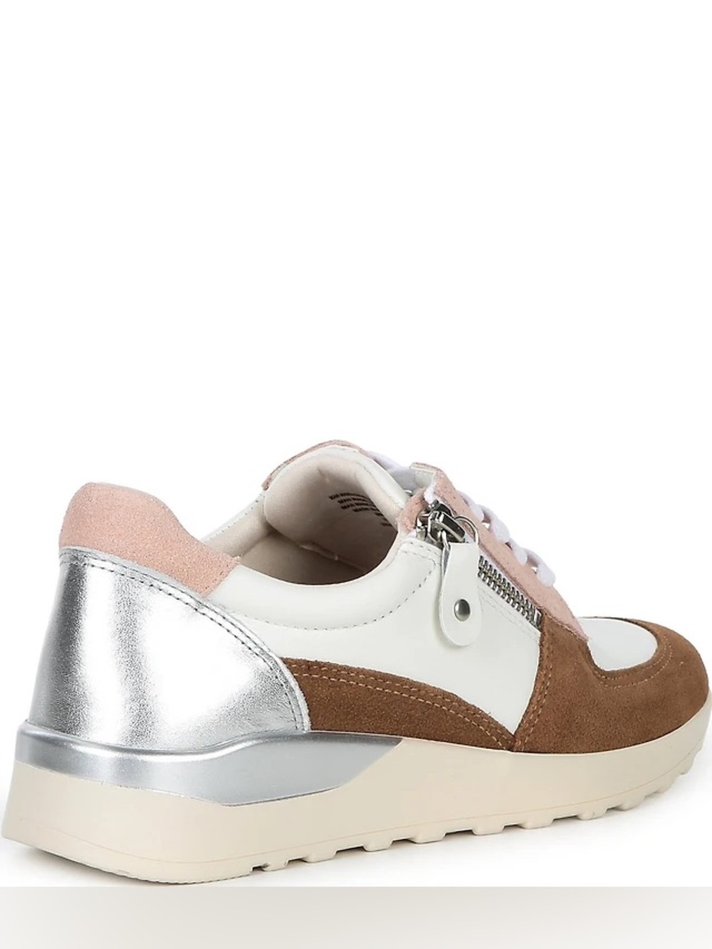 NWT Brioso Mimi Leather Zip Sneakers Sz 7,5 (no original box) - Picture 4 of 15